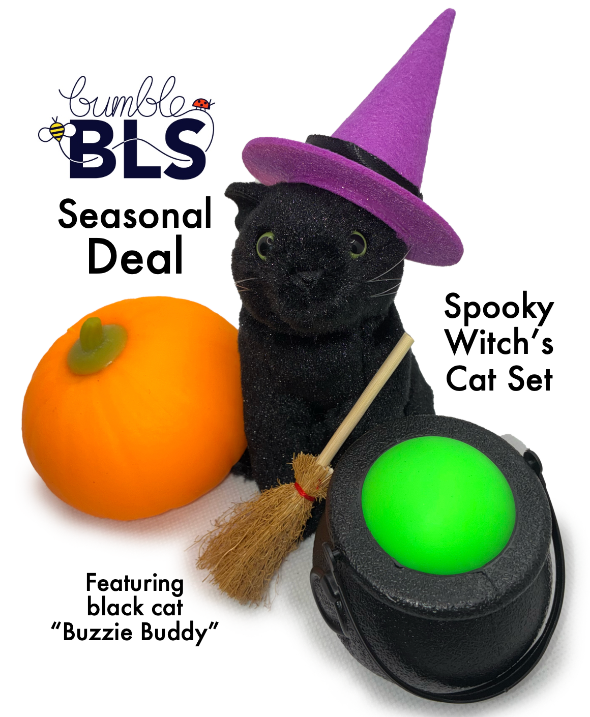 October Seasonal Deal:  Witch's Cat Collection