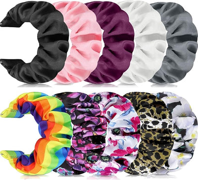 "Scrunchie" Elastic Wristbands (adult large)