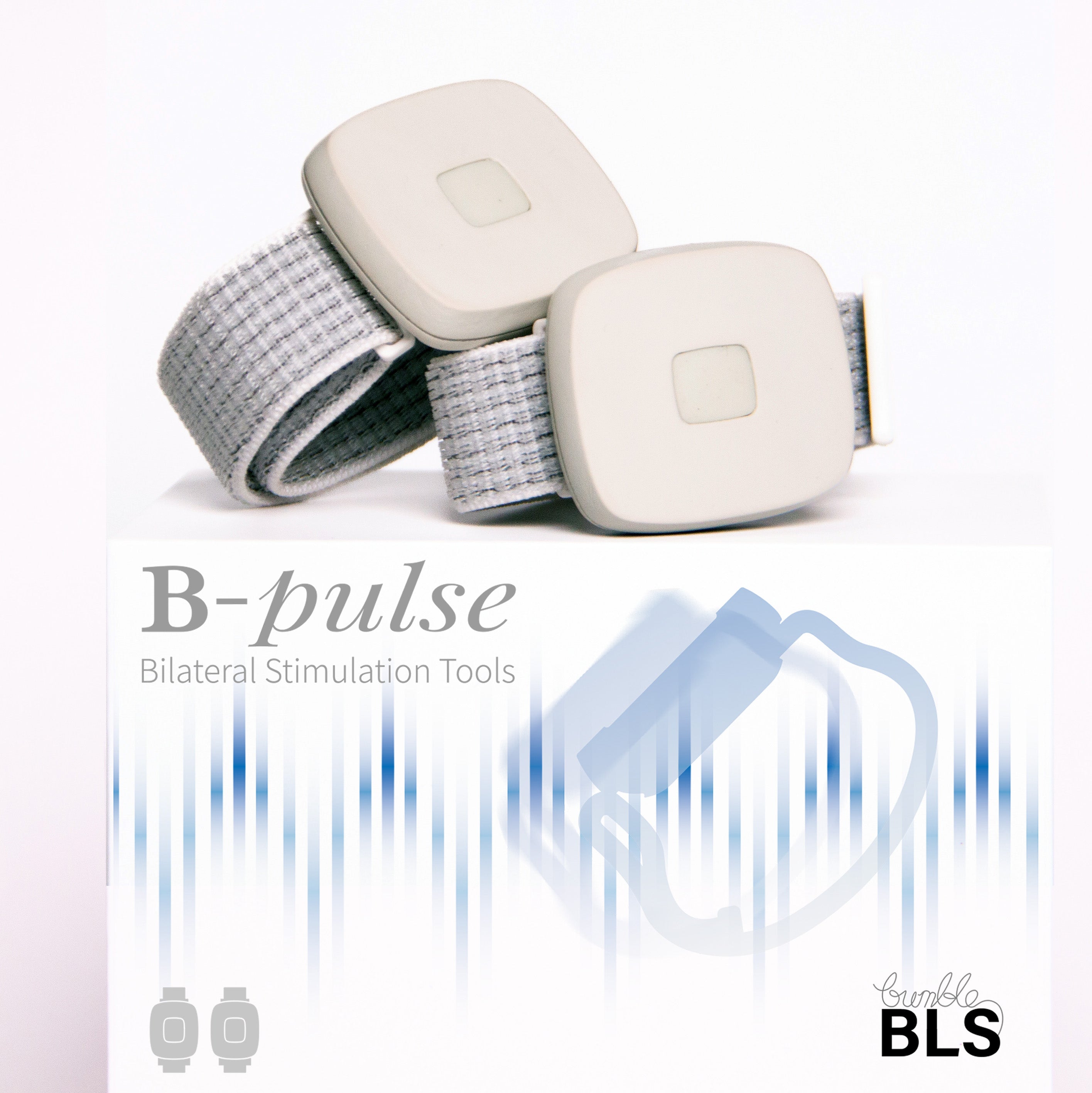Bilateral Stimulation Tools with 'B-pulse' branding on a white background