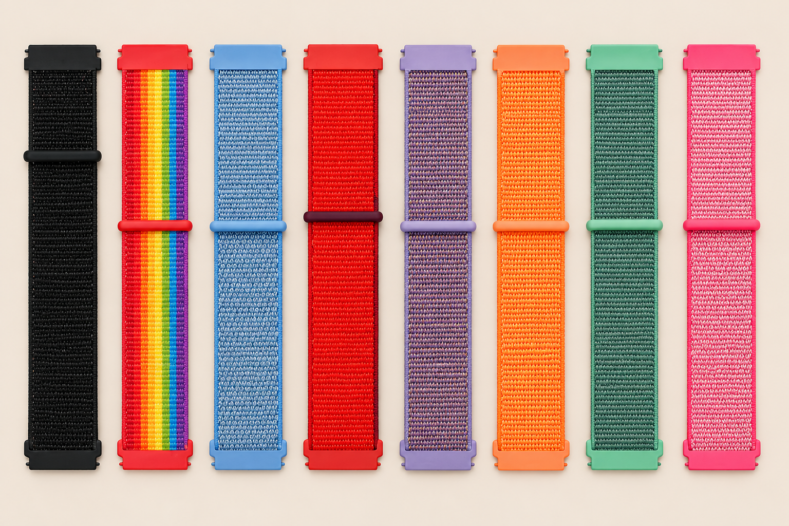 Nylon Velcro Wristbands