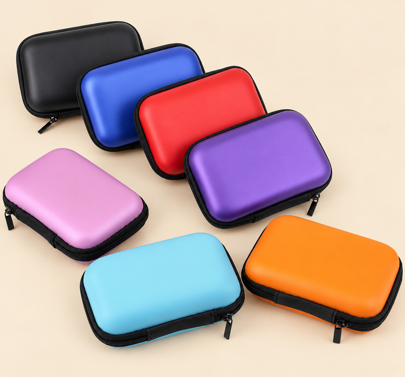 Zipper pouch carrying case