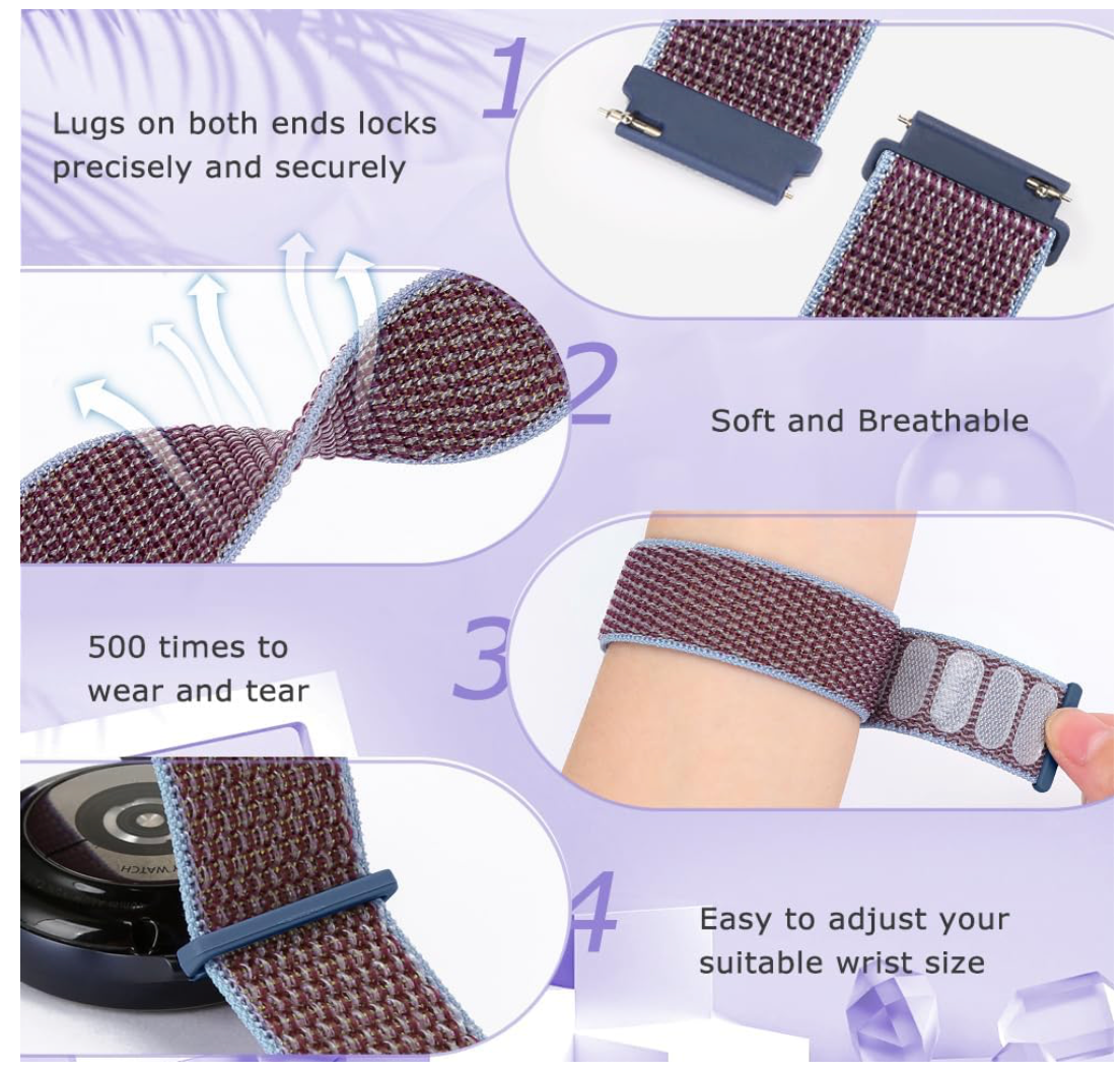 Nylon Velcro Wristbands