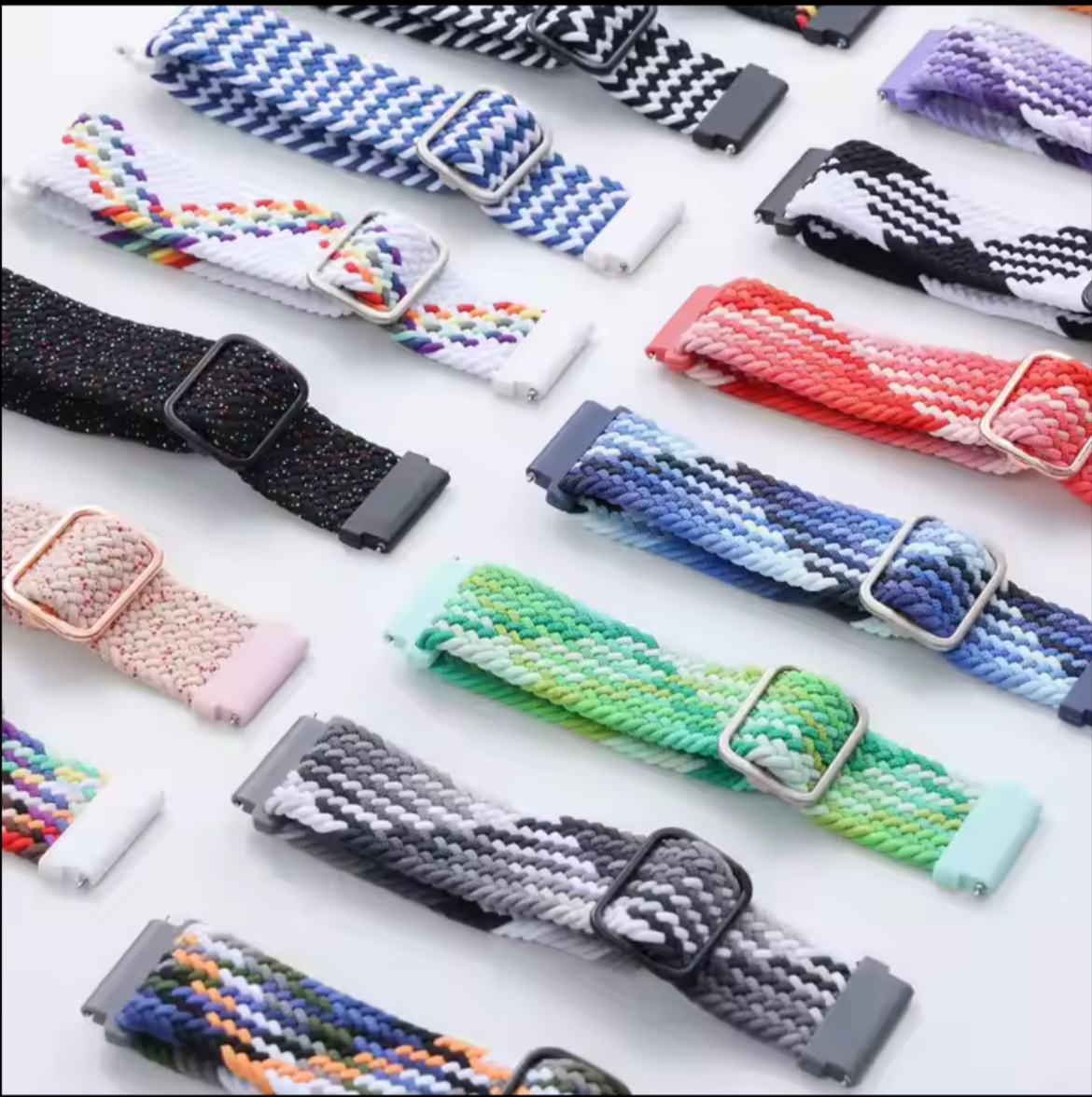 Nylon Elastic Braided Wristbands