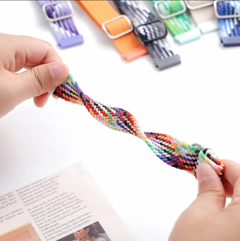 Nylon Elastic Braided Wristbands